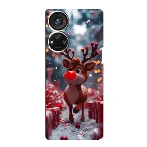 Чехол с принтом «Олень среди подарков» для ZTE Blade V40s