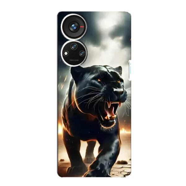 Чехол с принтом «Черная пантера» для ZTE Blade V40s Чехол с принтом «Черная пантера» для ZTE Blade V40s