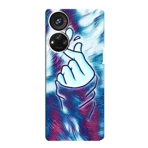 Чохол з принтом «Радужне серце» для ZTE Blade V40s