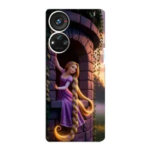 Чохол Рапунцель для ZTE Blade V40s (Рапунцель на вежі)