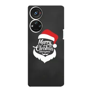 Рождественские Чехлы для ZTE Blade V40s (VPrint) (Санта Крисмас)