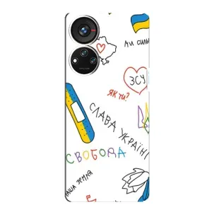 Чохли (Доброго вечора, ми за України) для ZTE Blade V40s (AlphaPrint) (Стикер)