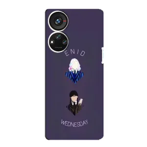 Чохли Венсдей на ZTE Blade V40s Уенсдей (AlphaPrint) (Венздей і подруга)