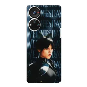 Чохли Венсдей на ZTE Blade V40s Уенсдей (AlphaPrint) (Венздей кішка)
