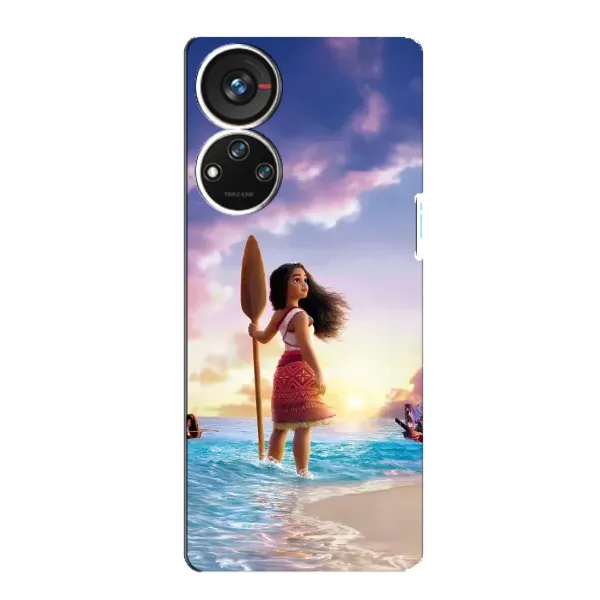 Чохол з принтом «Моана з веслом» для ZTE Blade V40s