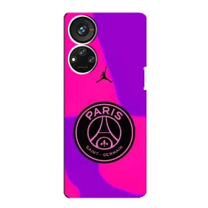 Чохли PSG для ZTE Blade V40s (AlphaPrint) (яскравий ПСЖ)