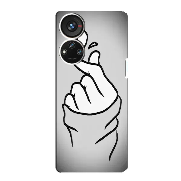 Чохол з принтом «Значок Love» для ZTE Blade V40s Чохол з принтом «Значок Love» для ZTE Blade V40s