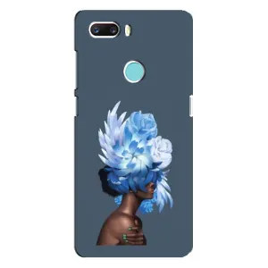 Чехлы (ART) Цветы на ZTE Z18 Mini (VPrint) (Квіти на голові)