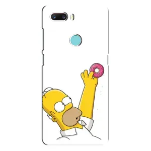 Чjхол з Сімпсонами для ZTE Z18 Mini (VPrint) (Гомер з пончиком)