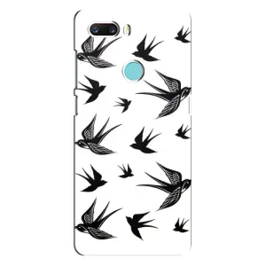 Чохол з пташками на ZTE Z18 Mini (VPrint) (Ластівки)