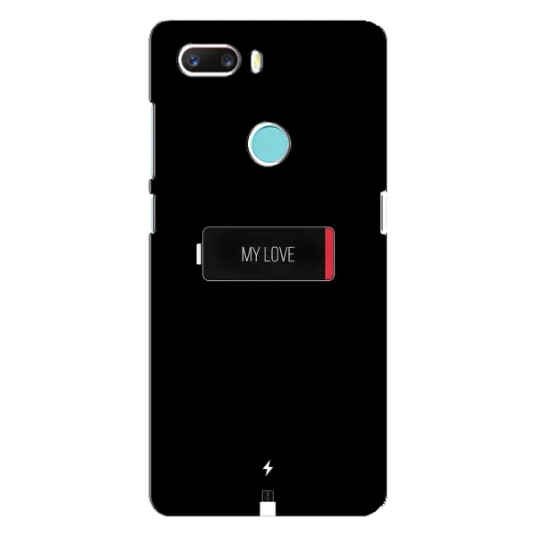 Чехол с принтом «Love battery» для ZTE Z18 Mini