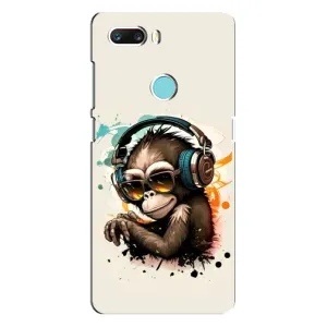 Чохол з Мавпами ZTE Z18 Mini - (AlphaPrint) (Макака в навушниках)