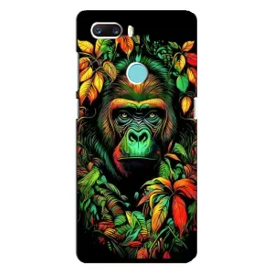 Чохол з Мавпами ZTE Z18 Mini - (AlphaPrint) (Мавпа в квітах)