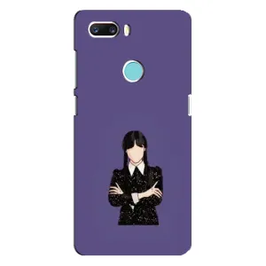 Чохли Венсдей на ZTE Z18 Mini Уенсдей (AlphaPrint) (Венздей у чорному)